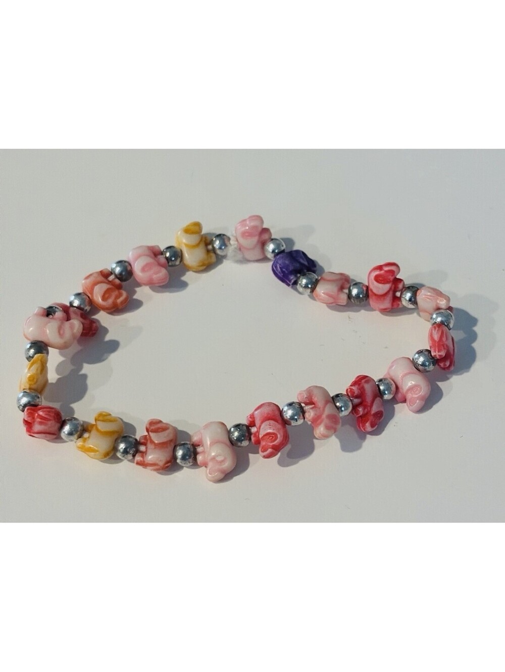 Trrtlz (Turtle Turtles) ELEPHANT Bracelet Multicolored Y2K Friendship Elastic